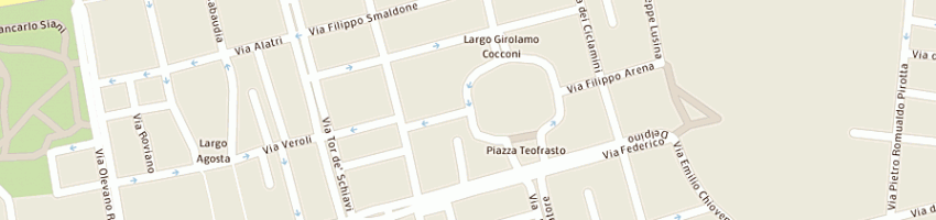 Mappa della impresa scuola media statale gverga a ROMA