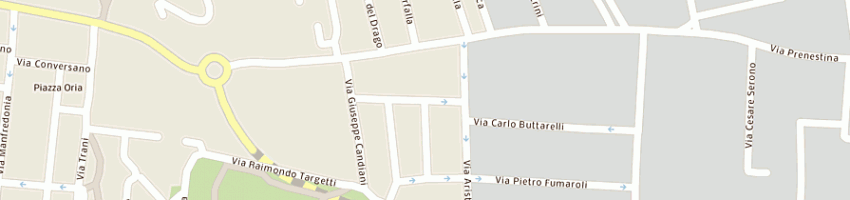 Mappa della impresa free way di filippo piersanti e c a ROMA