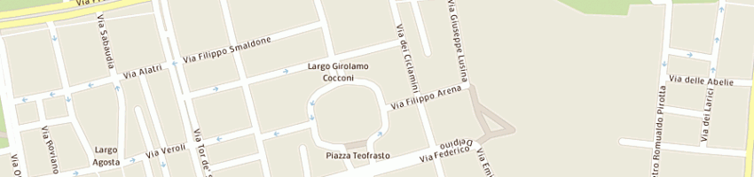 Mappa della impresa caminiti group srl a ROMA
