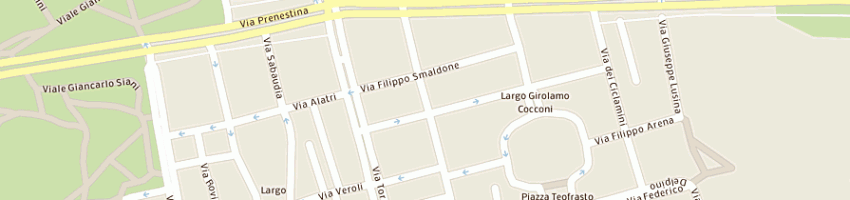 Mappa della impresa road runner srl a ROMA