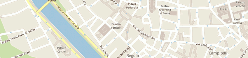 Mappa della impresa di giacomo moreno a ROMA