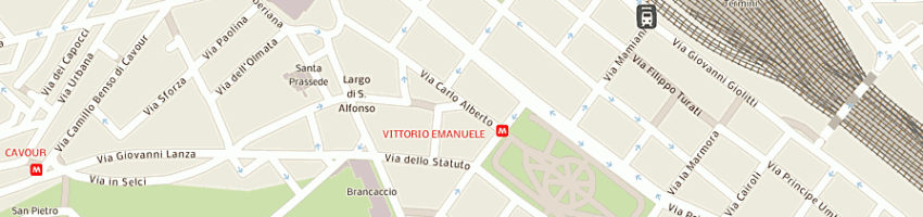 Mappa della impresa faustini mirna a ROMA