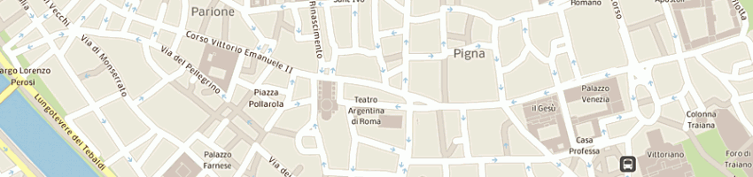 Mappa della impresa tiziano hotel srl a ROMA