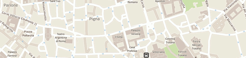 Mappa della impresa le camicie di srl a ROMA