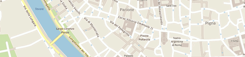 Mappa della impresa le tre ghinee di paulicelli rosaria e figlie snc a ROMA