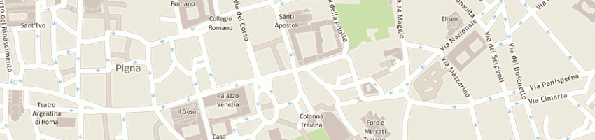 Mappa della impresa ottica branchi p e simoni mp snc a ROMA