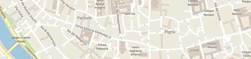 Mappa della impresa guagenti rosa a ROMA