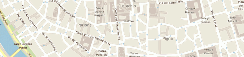 Mappa della impresa teatro valle a ROMA