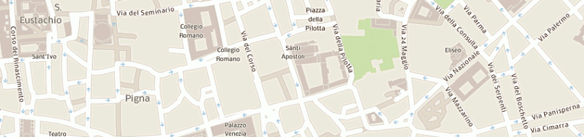Mappa della impresa sanitas program service srl a ROMA