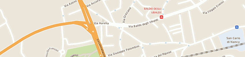 Mappa della impresa calabassi srl a ROMA