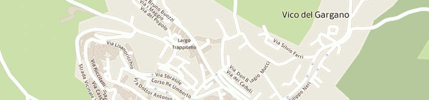 Mappa della impresa bisceglia giuseppe a VICO DEL GARGANO