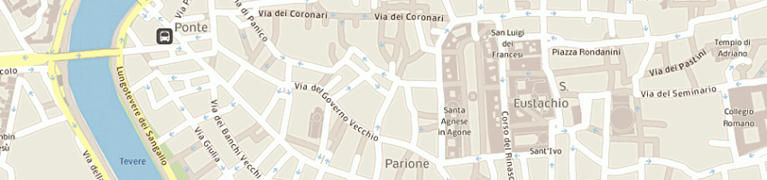 Mappa della impresa nuova pasticceria roma snc di emiliano bigi e c a ROMA