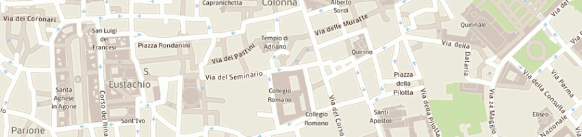 Mappa della impresa chiesa di scientology di roma e mediterraneo a ROMA