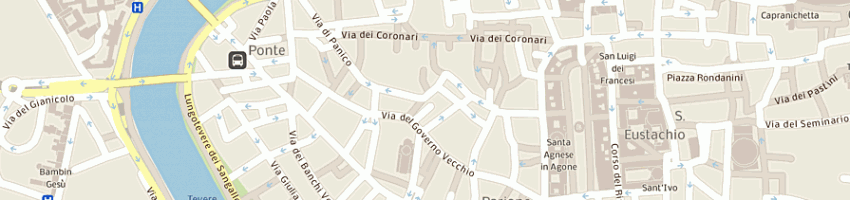 Mappa della impresa ristorante antica taverna pami sas a ROMA