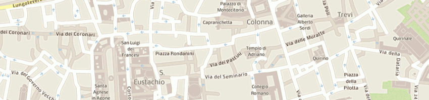 Mappa della impresa almo colleggio capranica a ROMA