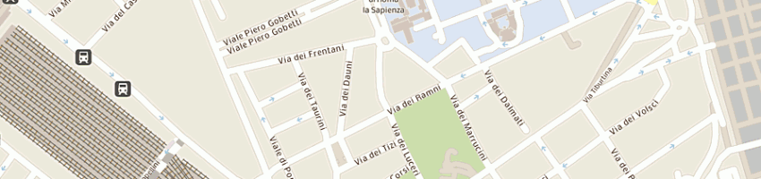 Mappa della impresa autoscuola atena snc a ROMA