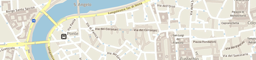 Mappa della impresa coronari design studio di scola giovanni e c (sas) a ROMA