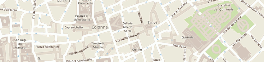 Mappa della impresa al moro a ROMA