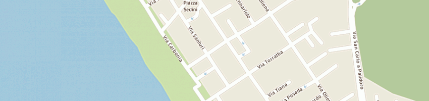 Mappa della impresa carabinieri stazione passoscuro a FIUMICINO