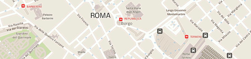 Mappa della impresa casa del turista srl a ROMA