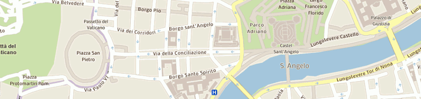 Mappa della impresa associazione medici cattolici italiani a ROMA