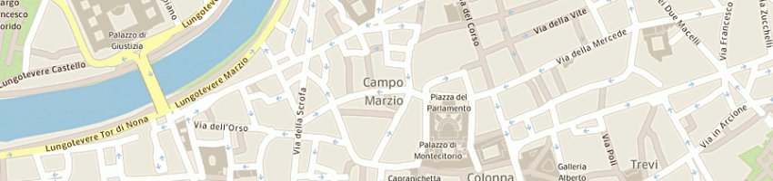 Mappa della impresa camiceria d'angelo srl a ROMA