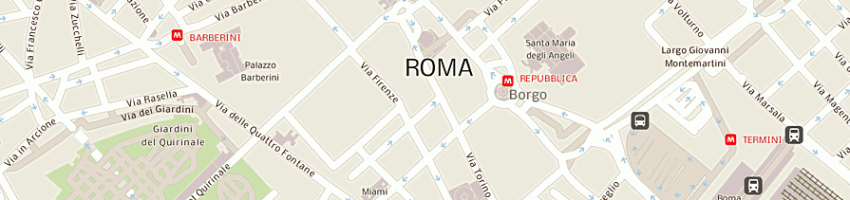Mappa della impresa balestra alba a ROMA