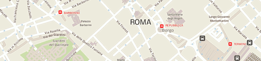 Mappa della impresa albergo aberdeen a ROMA