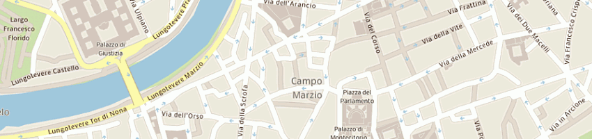Mappa della impresa ricci giacomo maria a ROMA