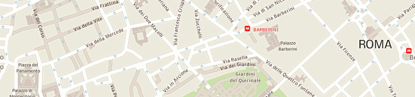 Mappa della impresa salone italo - africano sas di francesco gardelli e amdeber han yishak a ROMA