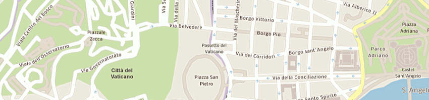 Mappa della impresa ambasciata presso la s sede bolivia a ROMA