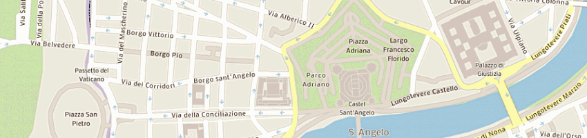 Mappa della impresa associazione sportiva s cuore a ROMA