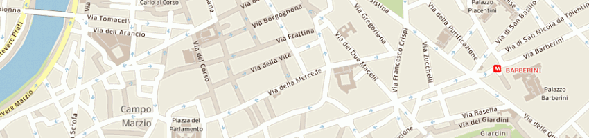 Mappa della impresa istituto postelegrafonici a ROMA