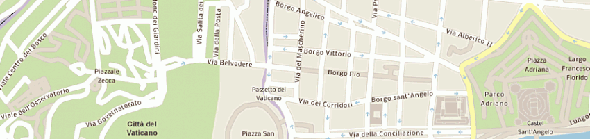 Mappa della impresa pavoni alessandro a ROMA