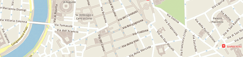 Mappa della impresa russo rita a ROMA