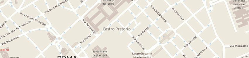 Mappa della impresa holding tourism system hts srl a ROMA