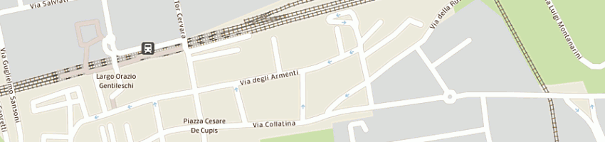 Mappa della impresa carabinieri stazioni a ROMA
