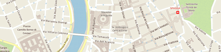 Mappa della impresa doc studio immagine di oliviero gravina e daniela zanotto snc a ROMA