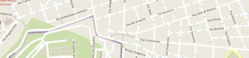 Mappa della impresa de vincentiis oscar a ROMA