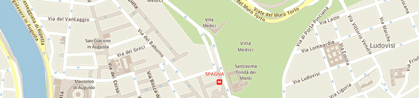 Mappa della impresa piazza di spagna 2 sas di piero paolantoni a ROMA