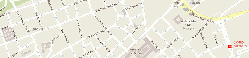 Mappa della impresa unione italiana delle camere di commercio industria artigian a ROMA