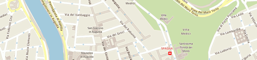 Mappa della impresa casa d'aste babuino (srl) a ROMA