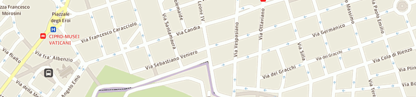Mappa della impresa centro doppiaggio a ROMA