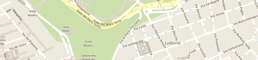 Mappa della impresa marcello - ristorante osteria a ROMA