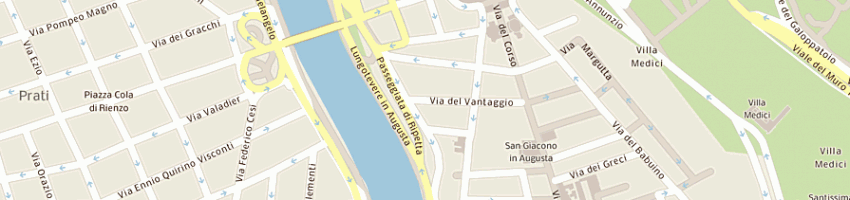 Mappa della impresa bougault jakie andre a ROMA
