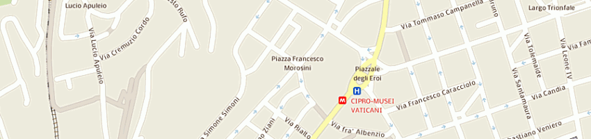 Mappa della impresa sinigagliesi maurizio a ROMA