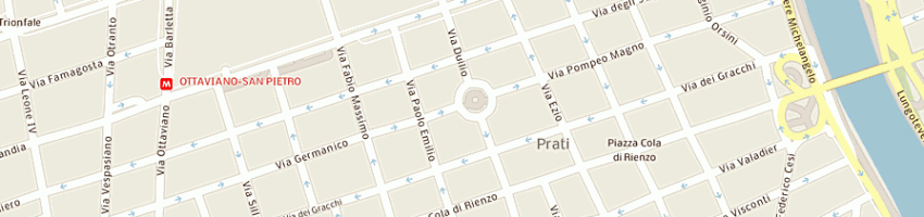 Mappa della impresa centro eliografico prati di borrello antonino a ROMA