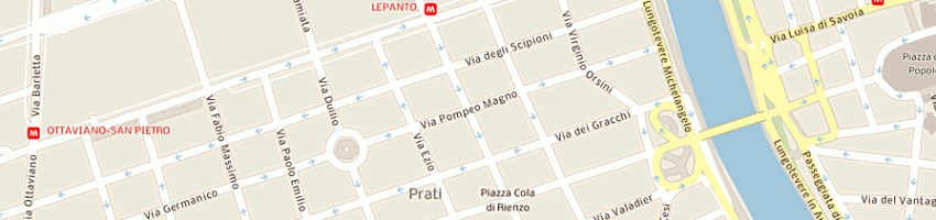 Mappa della impresa associazione amici del visconti a ROMA