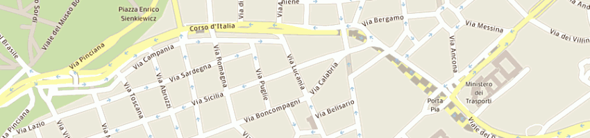 Mappa della impresa frosi alessandra maria a ROMA