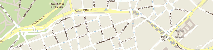Mappa della impresa amici del tasso a ROMA